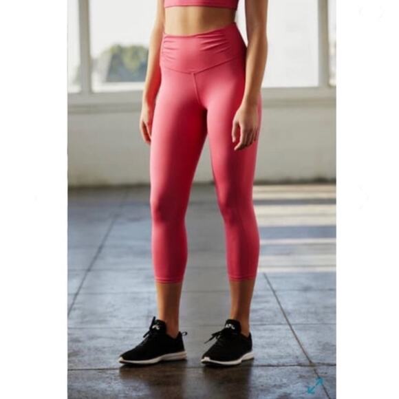 Free People Pink Breathe Easy Leggings - Picture 3 of 9